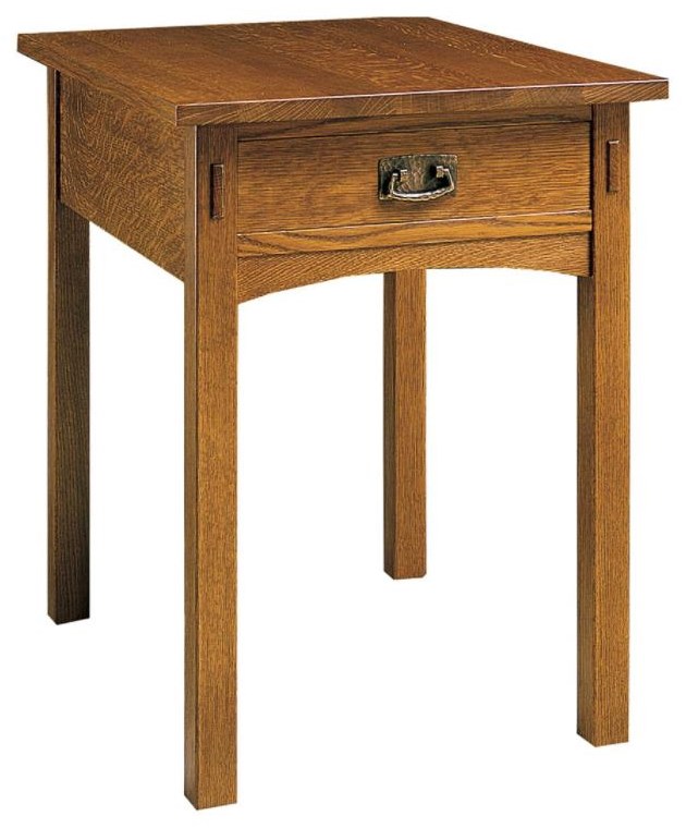 Antique mission style store end tables